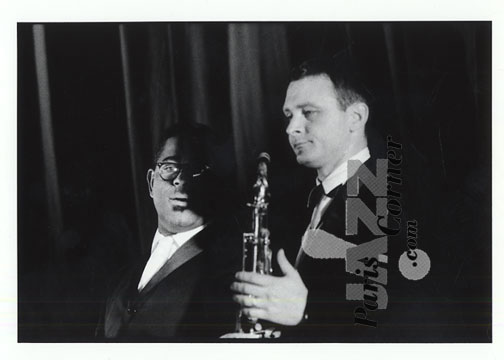 Dizzy Gillespie et Stan Getz Paris 1960, Stan Getz, Dizzy Gillespie