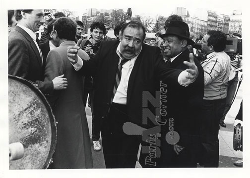 Lionel Hampton et Moustache, Trocadero 1984  - 3, Lionel Hampton,  Moustache
