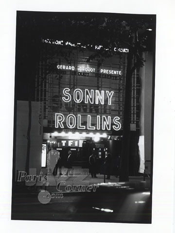 Sonny Rollins, faade du concert 1996, Sonny Rollins