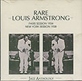 RARE SESSION 1934  NEW YORK SESSION 1938, Louis Armstrong