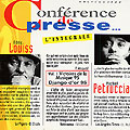 Confrence de presse - l'intgrale, Eddy Louiss , Michel Petrucciani