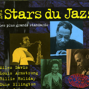 Les stars du jazz,Louis Armstrong , Chet Baker , George Benson , Miles Davis , Thelonious Monk