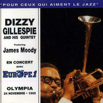 En concert avec Europe1 OLYMPIA 24 novembre . 1965,Dizzy Gillespie