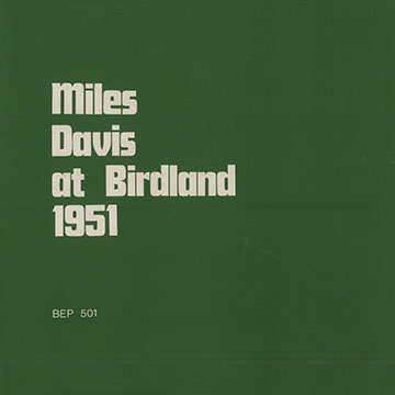 At Birdland 1951,Miles Davis