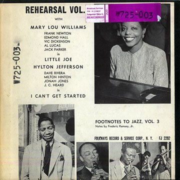 Footnotes to Jazz, vol.3,Mary Lou Williams