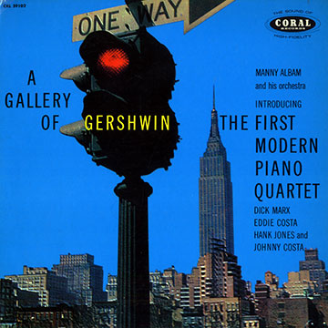 A gallery of Gershwin,Manny Albam , Eddie Costa , Johnny Costa , Hank Jones , Dick Marx