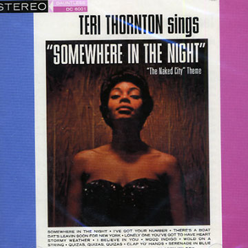 Somewhere in the night,Teri Thornton