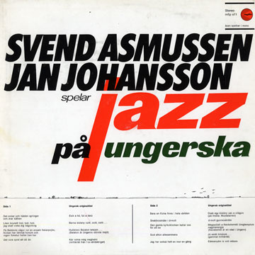 Jazz pa ungerska,Svend Asmussen , Jan Johansson