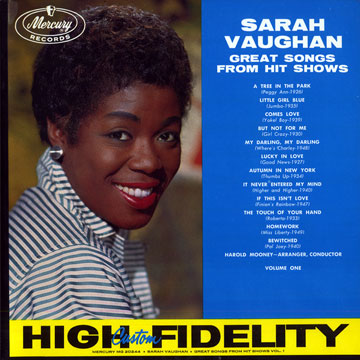 Great Songs from Hit Shows VOL.1,Sarah Vaughan