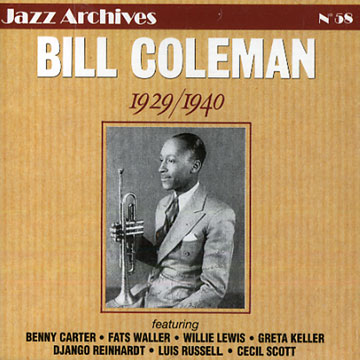 Bill Coleman 1929-1940,Bill Coleman