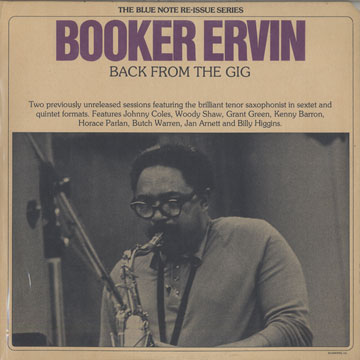 Back From the Gig,Booker Ervin
