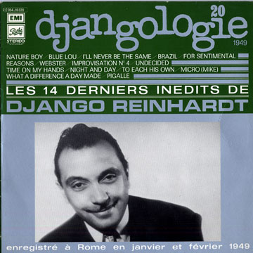 Djangologie - 20  Derniers Inedits,Django Reinhardt