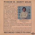 Fusion is... Barry Miles, Barry Miles
