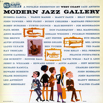 Modern Jazz Gallery,Med Flory , Russel Garcia , Warne Marsh , Marty Paich , Billy Usselton , John Williams