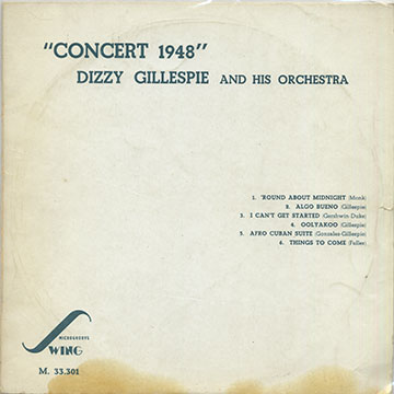 Pleyel jazz concert vol.1,Dizzy Gillespie