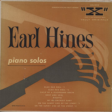Piano solos,Earl Hines