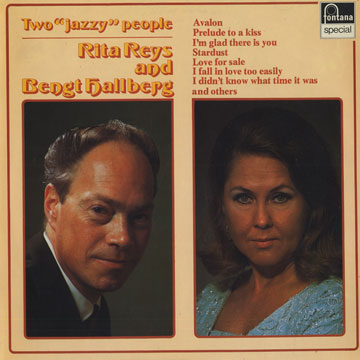 Two jazzy people,Bengt Hallberg , Rita Reys