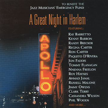 a great night in Harlem,  Various Artists