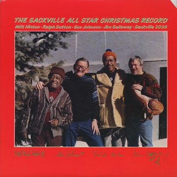 The Sackville all star Christmas record,Jim Galloway , Milt Hinton , Gus Johnson , Ralph Sutton