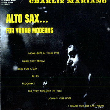 Alto sax for young moderns,Charlie Mariano