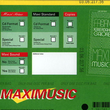 Maxi music,Fabian Kallerdahl