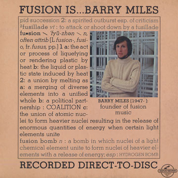 Fusion is... Barry Miles,Barry Miles