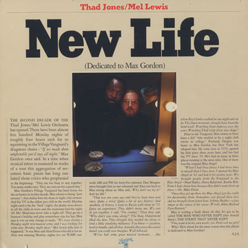 New Life (Dedicated to Max Gordon),Thad Jones , Mel Lewis