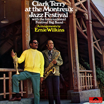 Clark Terry at the Montreux Jazz Festival with the International Festival Big Band,Clark Terry