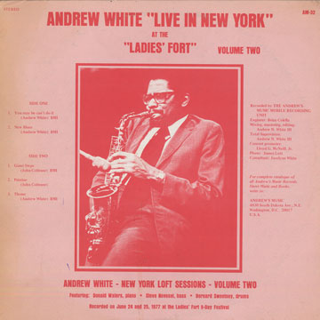 Live in New York, Vol 2.,Andrew White