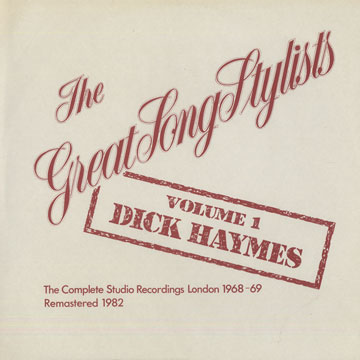 The great song Stylists vol.1,Dick Haymes
