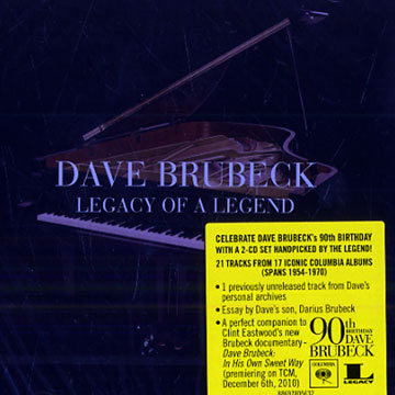 Legacy of a legend,Dave Brubeck