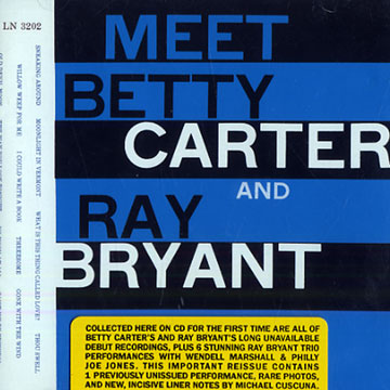 Meet Betty Carter and Ray Bryant,Ray Bryant , Betty Carter