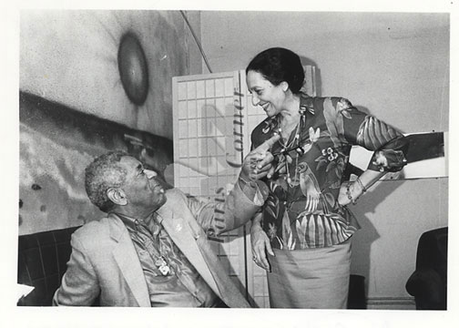 Dizzy Gillespie et Madame Fahri 1987, Dizzy Gillespie