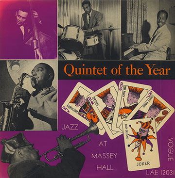 Quintet of the Year,Dizzy Gillespie , Charlie Mingus , Charlie Parker , Bud Powell , Max Roach