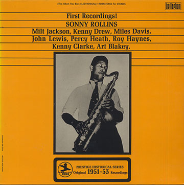 FIRST RECORDING !,Sonny Rollins