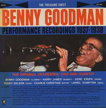 Performance Recording 1937-1938,Benny Goodman