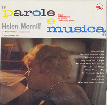 Parole E Musica,Helen Merrill