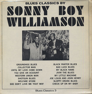 BLUES CLASSICS ,Sonny Boy Williamson