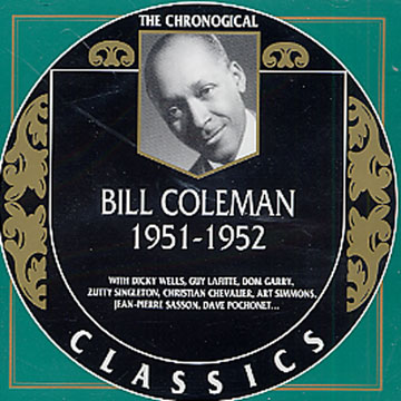 Bill Coleman 1951 - 1952,Bill Coleman