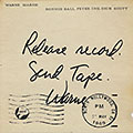 Release record. Send tape. Warne -, Warne Marsh