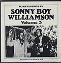 SONNY BOY WILLIAMSON Volume 3, Sonny Boy Williamson