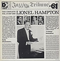 THE COMPLETE LIONEL HAMPTON - Jazz Tribune N°61 Vol.1/2 (1937-1938)  , Lionel Hampton