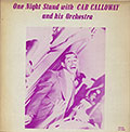 ONE NIGHT STAND with, Cab Calloway