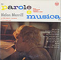 Parole E Musica, Helen Merrill