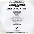 A legend, Gene Krupa , Ray McKinley