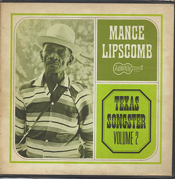 TEXAS SONGSTER Volume 2,Mance Lipscomb