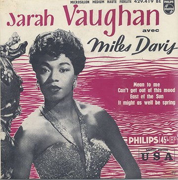 Sarah Vaughan avec Miles Davis,Miles Davis , Sarah Vaughan