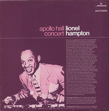 APOLLO HALL CONCERT,Lionel Hampton