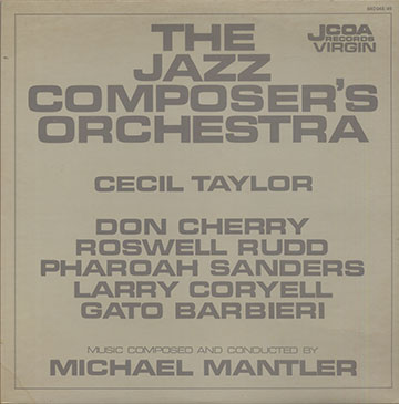 The Jazz Composer's Orchestra,Cecil Taylor ,  The Jazz Composer's Orchestra