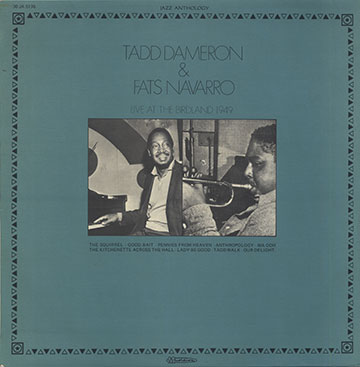 Live At The Birdland 1949,Tadd Dameron , Fats Navarro